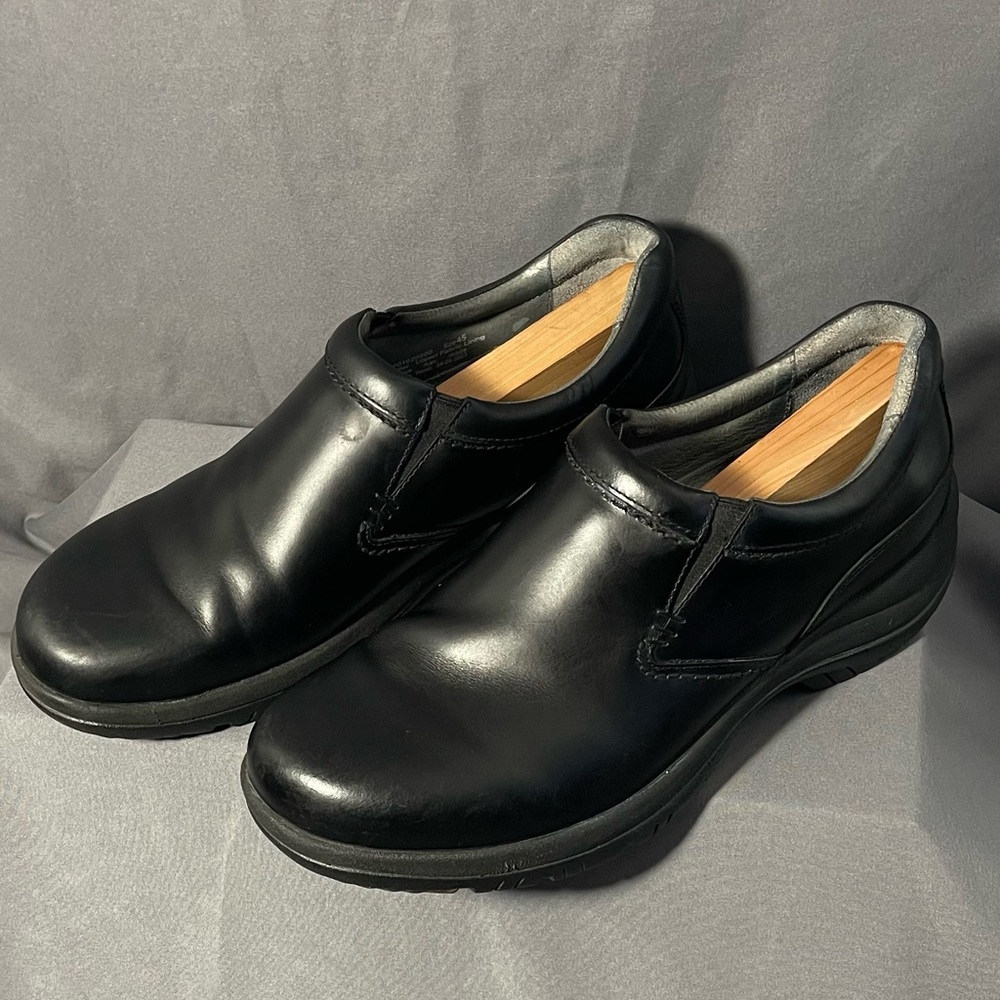 Dansko Men’s Size EUR 45 / US 11.5-12 Wynn Smooth Black Shoes Slip Resistant